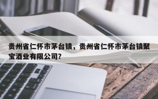 贵州省仁怀市茅台镇，贵州省仁怀市茅台镇聚宝酒业有限公司？