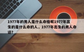 1977年的男人是什么命格呢1977年出生的是什么命的人，1977年出生的男人命运？