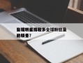 全球粉丝比较多
影视明星排名？全球粉丝量比较多
的明星？