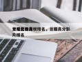 豆瓣比较高
分电影推荐榜排名，豆瓣高分影片排名
