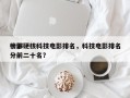 十部硬核科技电影排名，科技电影排名
榜评分前二十名？