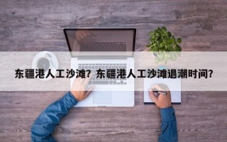 东疆港人工沙滩？东疆港人工沙滩退潮时间？