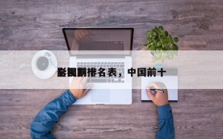 全国前十
影视剧排名表，中国前十
影视