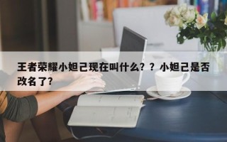 王者荣耀小妲己现在叫什么？？小妲己是否
改名了？