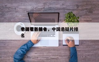 中国著名前十
悬疑电影排名，中国悬疑片排名
