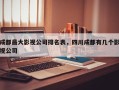 成都最大影视公司排名表，四川成都有几个影视公司