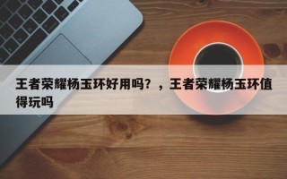 王者荣耀杨玉环好用吗？，王者荣耀杨玉环值得玩吗