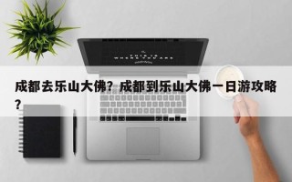 成都去乐山大佛？成都到乐山大佛一日游攻略？