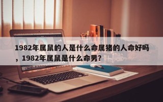 1982年属鼠的人是什么命属猪的人命好吗，1982年属鼠是什么命男？