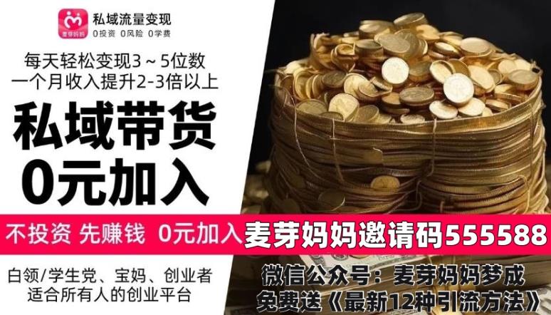 麦芽妈妈邀请码如何获得？麦芽妈妈小县城闷声发财预估佣金是什么？-第3张图片